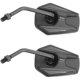 thumbnail image 2 of Espejos retrovisores universales para motocicleta de 8 mm y 10 mm, accesorios para espejos laterales de bicicleta eléctrica y scooter, color negro, 2 of 5