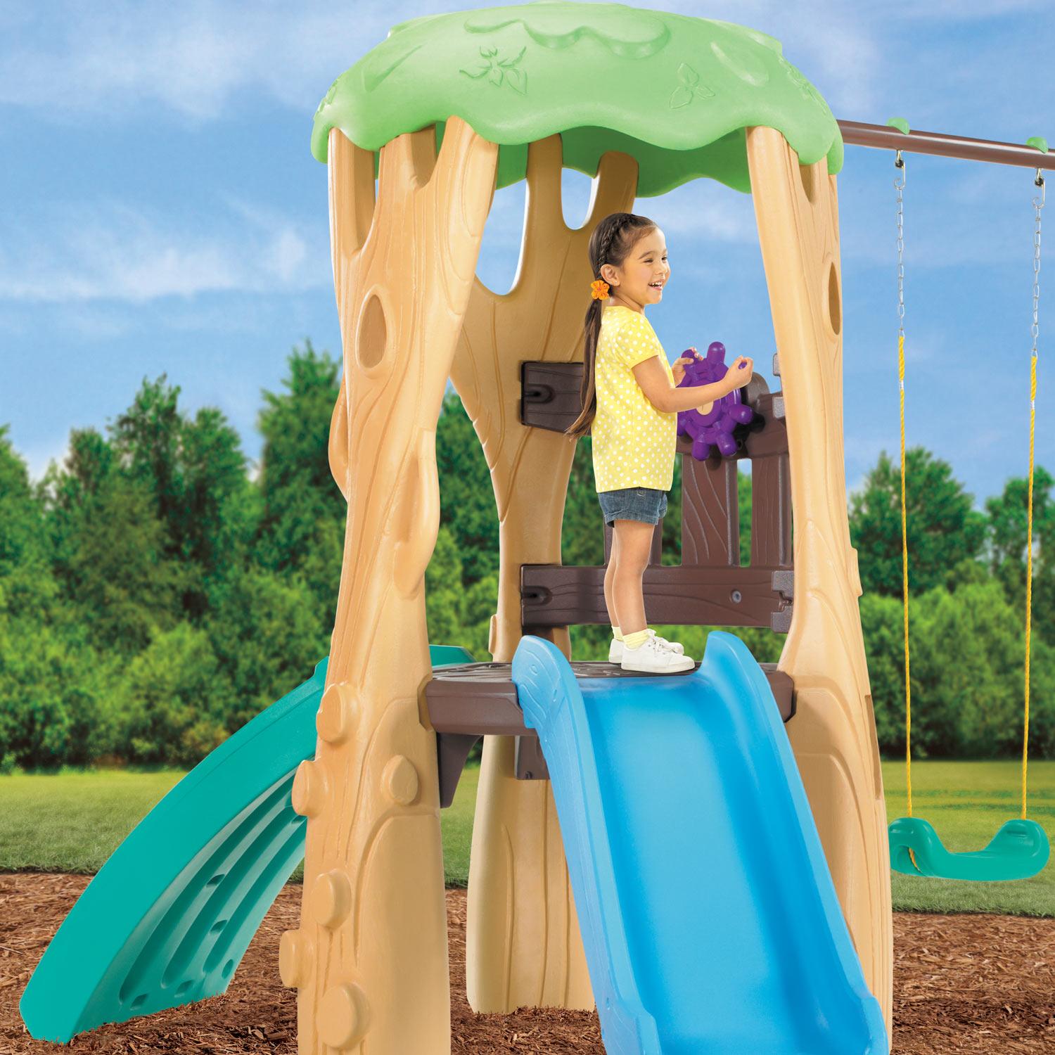 Little Tikes Tree House Plastic Swing Set for 3 - 8 Year Old's - image 4 of 6