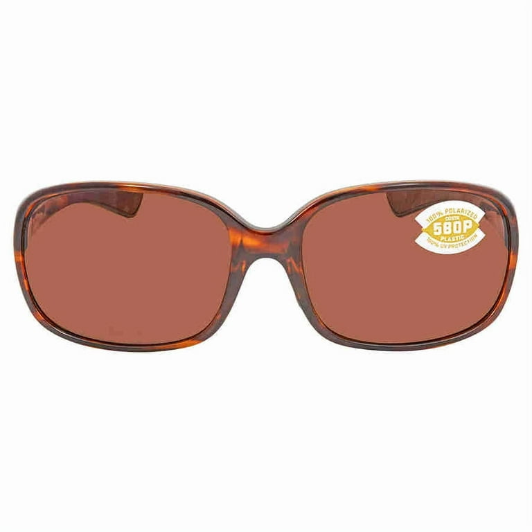 Costa Del Mar Riverton Copper Rectangular Sunglasses RVT 10 OCP