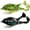 2-2, variant on Topwater Frog Lure Bass Trout Fishing Lures Kit Set Realistic Prop Frog Soft Swimbait Floating Bait with Weedless Hooks for Freshwater Saltwater