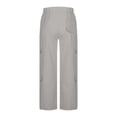 thumbnail image 6 of Aoiroe Womens Medium Waist Baggy Elastic Waist Sweatpants Casual Long Pants with Pockets Gray M, 6 of 9