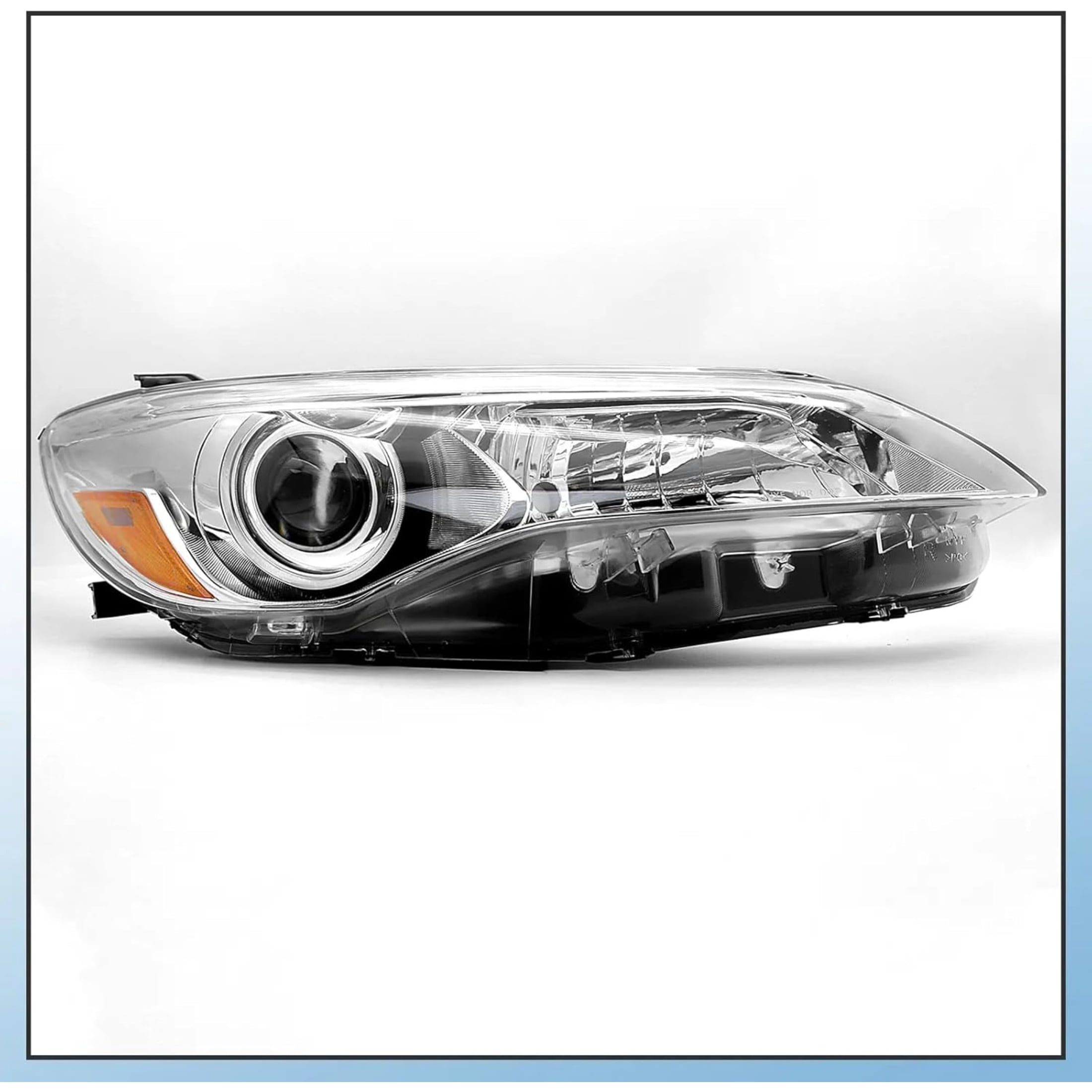 HOUGEET Headlight Fit for Toyota Camry 2015-2017 Left Side Headlamps Assembly Head Light Chrome