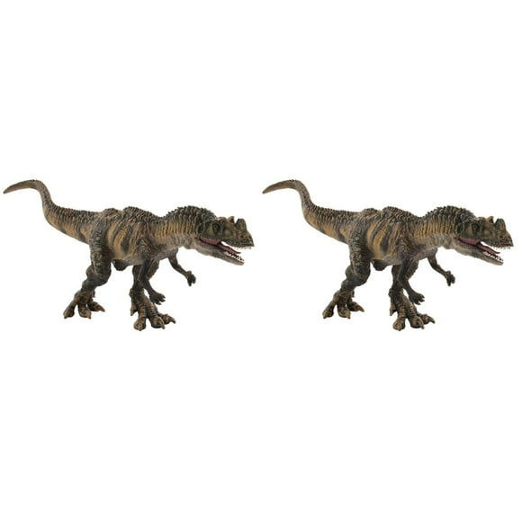 AMERTEER 2 pcs Ceratosaurus Toy Simulative Dinosaur Model Ancient Animal Craft Personized Gift for Children Kids