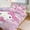 79"×90", variant on Cartoon Hello Animal Kitty 3-Piece Bed Sheets Warm Kawaii Bedding Set Cute Soft Bedclothes for Boys Girls