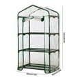 thumbnail image 5 of CJC Greenhouse Cover with Zipper Door, Portable PVC Porch Green House for Indoor Outdoor Growing Plants Flowers - 3 Tier, 5 of 9