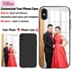 thumbnail image 1 of Fundas de cuero con foto personalizada para iPhone 14 13 12 Mini 11 Pro XS Max XR X 6 6S 7 8 Plus SE 2020, cubierta de vidrio transparente personalizada Tan Jianjun unisex, 1 of 2