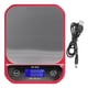thumbnail image 1 of Báscula digital Jadeshay de cocina LCD 10Kg/1g color Rojo, 1 of 8