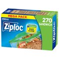 thumbnail image 1 of Ziploc® Sandwich Bags with Grip 'n Seal Technology, 270 Bags, 1 of 9