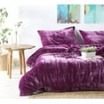 thumbnail image 2 of Vinsan International Ultra-Luxe Velvet Duvet Cover, Boho Bedding UO Comforter Donna Cover, 3 Pcs Set Purple Color Duvet Set, Velvet Bedding Set Queen Size, 2 of 6