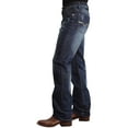 thumbnail image 2 of Stetson Men's Modern Fit "V" Stitched Jeans Big And Tall - 11-004-1312-4020 BU_T 29W x 40L  US, 2 of 3
