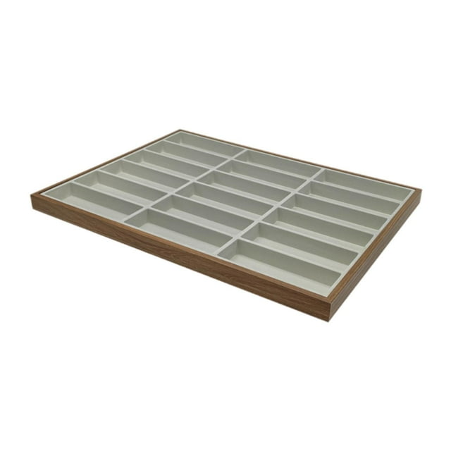 Tachiuwa Sunglass Organizer Tray 18 Grids Eyewear Case Storage for Home Showcase Shop Gray Inner