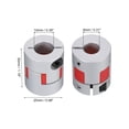 thumbnail image 2 of Uxcell Shaft Coupling 8mm to 12mm Bore L30xD25 Flexible Coupler for 3D Printer CNC Machine Pack of 2, 2 of 4