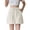 Beige, variant on RYRJJ Womens Casual Elastic Waist Shorts High Waisted Wide Leg Lightweight Summer Baggy Lounge Shorts with Pockets(Beige,L)