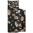 thumbnail image 2 of Basset Hounds with Bones and Presents Toddler Nap Mats for Kids Preschool,Sleeping Mat Bag or Kids,Toddler Sleeping Bag,Toddler Nap Mat or Daycare, 2 of 6