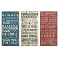 thumbnail image 1 of IMAX Corporation Rules of Life 3 Piece Wall Panel Set, 1 of 1