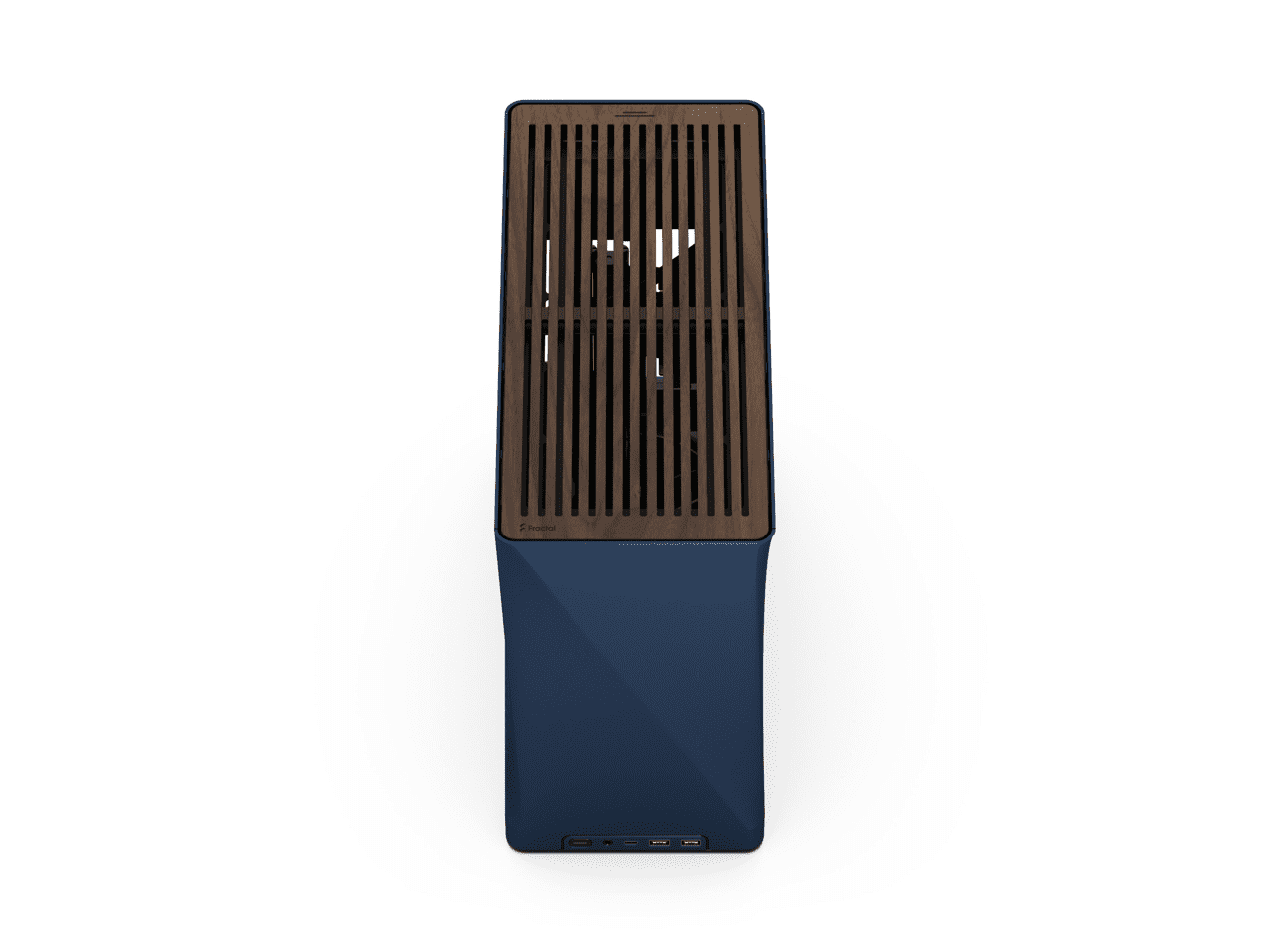 Fractal Design Era 2 Midnight Blue Anodized Aluminum/Steel Mini-ITX Compact Small Form Factor PC Case