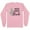 Pink, variant on Nacho Average Bride Long Sleeve Shirt Unisex Large White