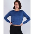 thumbnail image 5 of Real Essentials 5 Pack: Women's Dry Fit Crop Top - Long Sleeve Crew Neck Stretch Athletic Tee (Available in Plus Size), 5 of 7