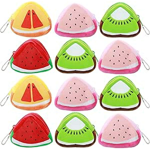 Set de 12 Piezas Llavero de peluche Frutas