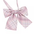 thumbnail image 2 of Adjustable Pre-tied Bow Tie Plaid Bowties for Women Ties, 2 of 7