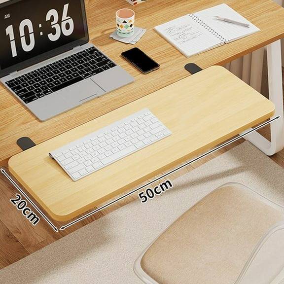 Desk Extender Tray Wrist Support 90° Foldable Computer Arm Rest Practical Clamp On Keyboard Tray Office Supplies