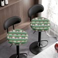 thumbnail image 3 of Chririnla Christmas Snowman Pattern Round Bar Stool Slipcovers, Waterproof Round Stool Covers Soft Polyester Vanity Seat Cushion Cover for Kitchen, 3 of 6