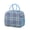 Sky-blue-16, variant on Abstract Plaid Design Lunch Tote – Rustic Farmhouse Checkered Pattern, Insulated Portable Cooler Bag