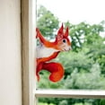 QLFSCXG 1/3/5Pcs Peeping Squirrel Wall Decal, Woodland Stickers for