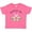 Hot Pink, variant on Inktastic Granny's Girl- heart flowers Girls Baby T-Shirt