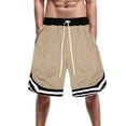 thumbnail image 3 of WILLBEST Pantalones Cortos Elásticos de Moda para Hombre, Pantalones Deportivos Informales de Malla con Cordón y Bolsillos Lisos., 3 of 3