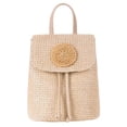 thumbnail image 2 of Bolsa de viaje de paja Hugo Moda Bohemia elegante ratán de punto, 2 of 10