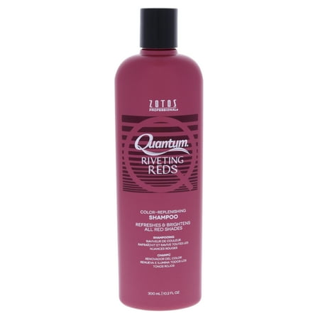 Quantum Riveting Reds Color Replenishing Shampoo by Zotos for Women - 10.2 oz Shampoo