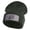 Dark Grey, variant on Anime Ninja Headband Embroidered 12" Long Knitted Beanie - Black OSFM