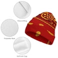 thumbnail image 3 of Gorro cálido de punto para fiesta, Bandana con estampado artístico, personalizado, Vintage, Navidad, Halloween, Otoño e Invierno, 3 of 4