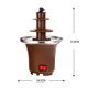 thumbnail image 3 of Fuente de fondue de chocolate de tres niveles, 35 vatios, 21 cm de altura con torre, aspecto retro, 3 of 4