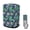 Blue Green Hibiscus, variant on Chririnla Cherry Golf Bag Cover Rain Hood Waterproof 1260D Polyester Rain Cape for Golf Bags fit Almost All Tour Bags Golf Bags or Carry Cart for Mens Women Golfer