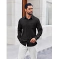 thumbnail image 3 of COOFANDY Men's Casual Shirt Long Sleeve Dress Shirts Button Up Shirt for Men, 3 of 6