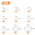 thumbnail image 4 of 304 Stainless Steel Flat Washers Set Durable and Versatile for Home, Commercial, Automotive Marine Applications Washers, 4 of 7
