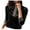 Black, variant on Aboser Rhinestone Velvet Tops for Women Long Sleeve Mock Neck Shirts Plus Size Party Top Soft Cozy Plain Shirt Solid Color Casual Blouses