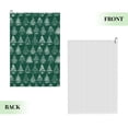 thumbnail image 2 of Lsque Christmas Trees Premium Golf Towel - Ultra Absorbent and Quick Drying Microfiber Towel with Carabiner - Gift for Men -24" X 16", 2 of 8