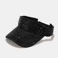 thumbnail image 2 of CoCopeanut Summer Ladies Baseball Cap Korean Wild Spring and Autumn Rhinestone Caps Fashion Personality Street Highlights Hip-hop Hats, 2 of 6