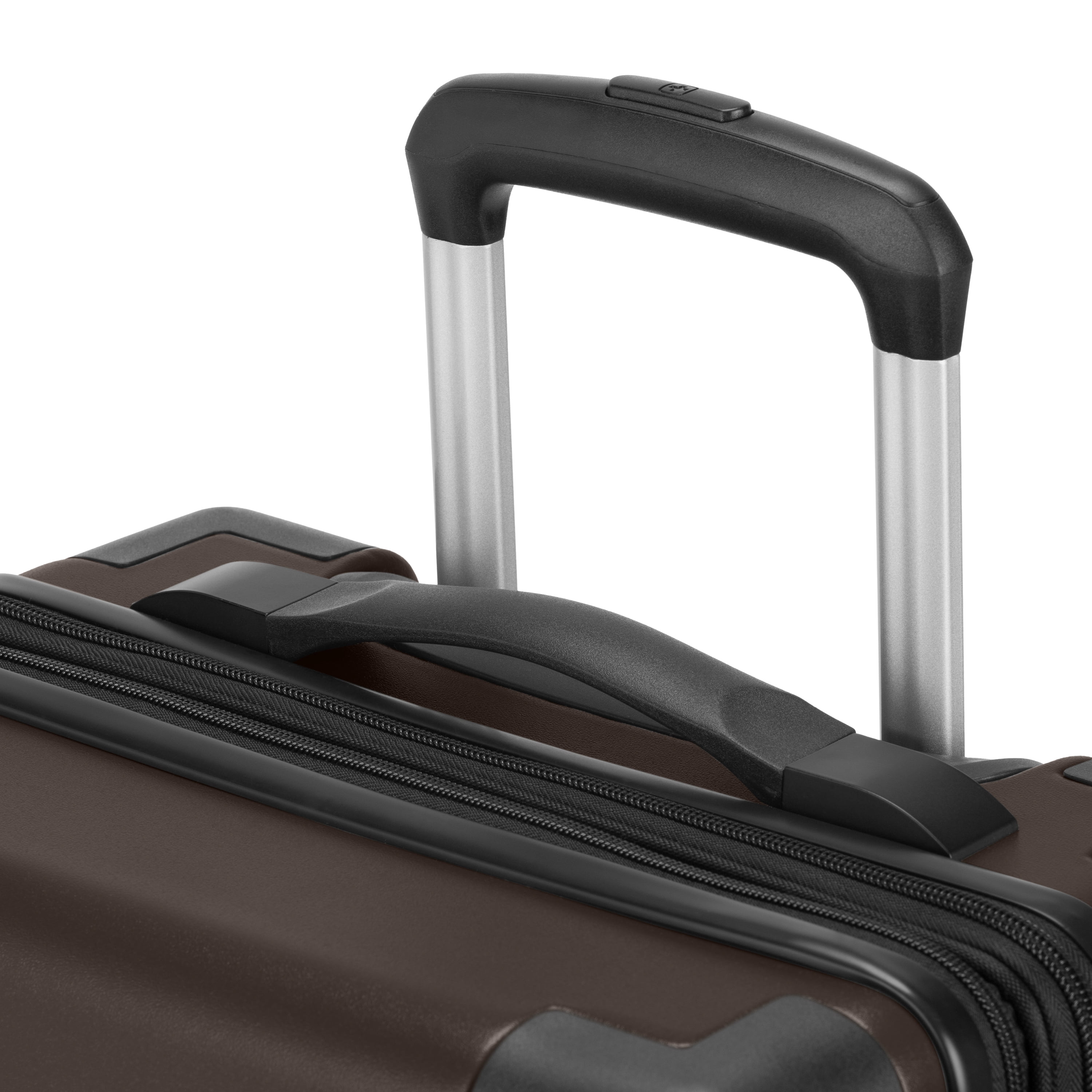 SWISSGEAR Edge Hardside Carry-On Spinner, Mocha Brown