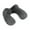 Dark Gray1, variant on Ycolew Neck Brace Pillow - Black, Soft, Washable, and Adjustable