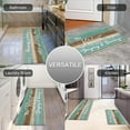 thumbnail image 3 of Yamaziot Anti Fatigue Kitchen Mat Set of 2 Waterproof Non Slip Farmhouse Kitchen Floor Mats Set with Runner Cushioned Kitchen Rug Heavy Duty Standing Mat 18"x47"+18"x30", Teal, 3 of 7