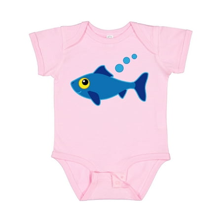 

Inktastic Fishing Blue Fish Gift Baby Boy or Baby Girl Bodysuit