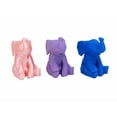 thumbnail image 3 of Clever Contraption Baby Elephant Figurine – Low Poly Animal Statue, PLA Plastic Home Decor, 3 of 9