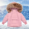thumbnail image 5 of guisaled Baby Snowsuit Toddler Girl Snow Suit Winter Coat and Snow Bib Pants Boy Ski Suits Solid Windproof Waterproof Cold Weather Clothers, 5 of 9
