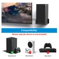 thumbnail image 3 of SPORTLINK Wall Mount for Xbox Series X - Sturdy Space Saving Stand with Cooling Vents - Black, 3 of 8