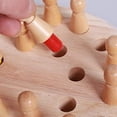 thumbnail image 4 of Ajedrez De Memoria De Madera, Ajedrez De Memoria De Color, Juego De Memoria De Ajedrez De Memoria De Madera Para Niños. Afortunado Sencillez, 4 of 4