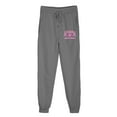 thumbnail image 3 of successthop Christmas Women Sweatpants Fleece Pants with Pockets Printed Elastic Sportpants Drawstring Trousers Gray, 3 of 5